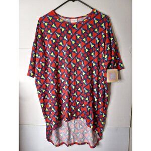 Lularoe S Irma  Shirt Colorful NWT
